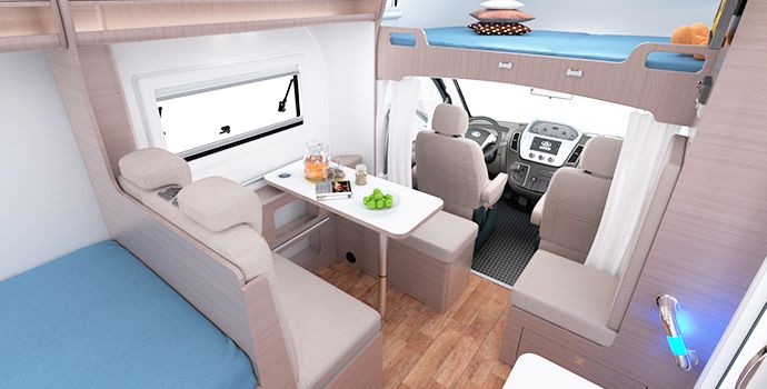 大通C型RV80房車(chē)5座5臥