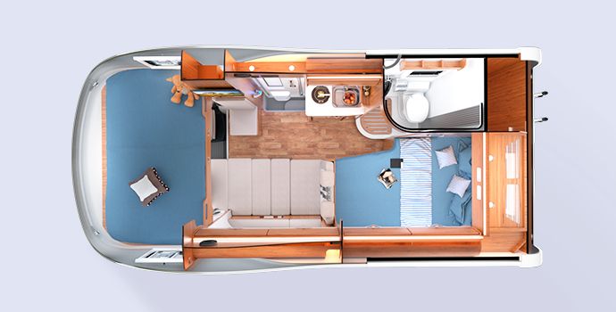 大通C型RV80房車(chē)5座5臥